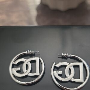 Silver D&G Women Earrings